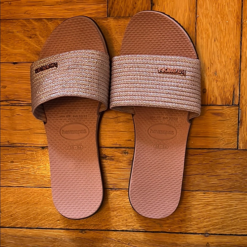 Havaianas Tan Sandals Comfort Casual